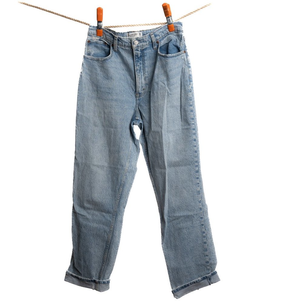 Abercrombie & Fitch 90's Straight Ultra High Rise (**Curve Love)